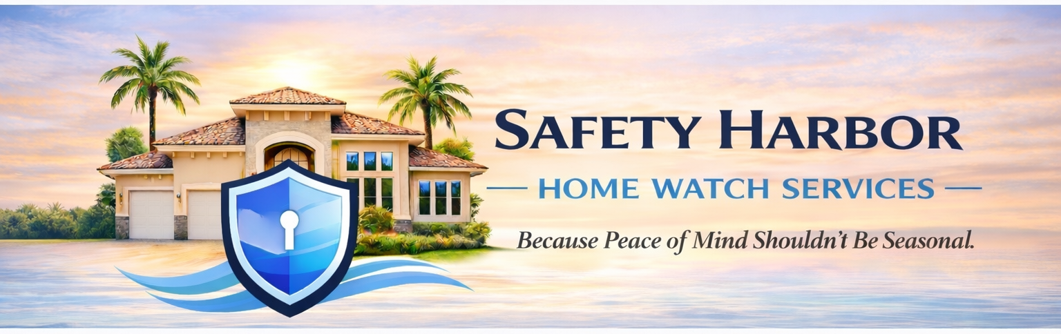 Safety Harbor Home Watch Services banner logo